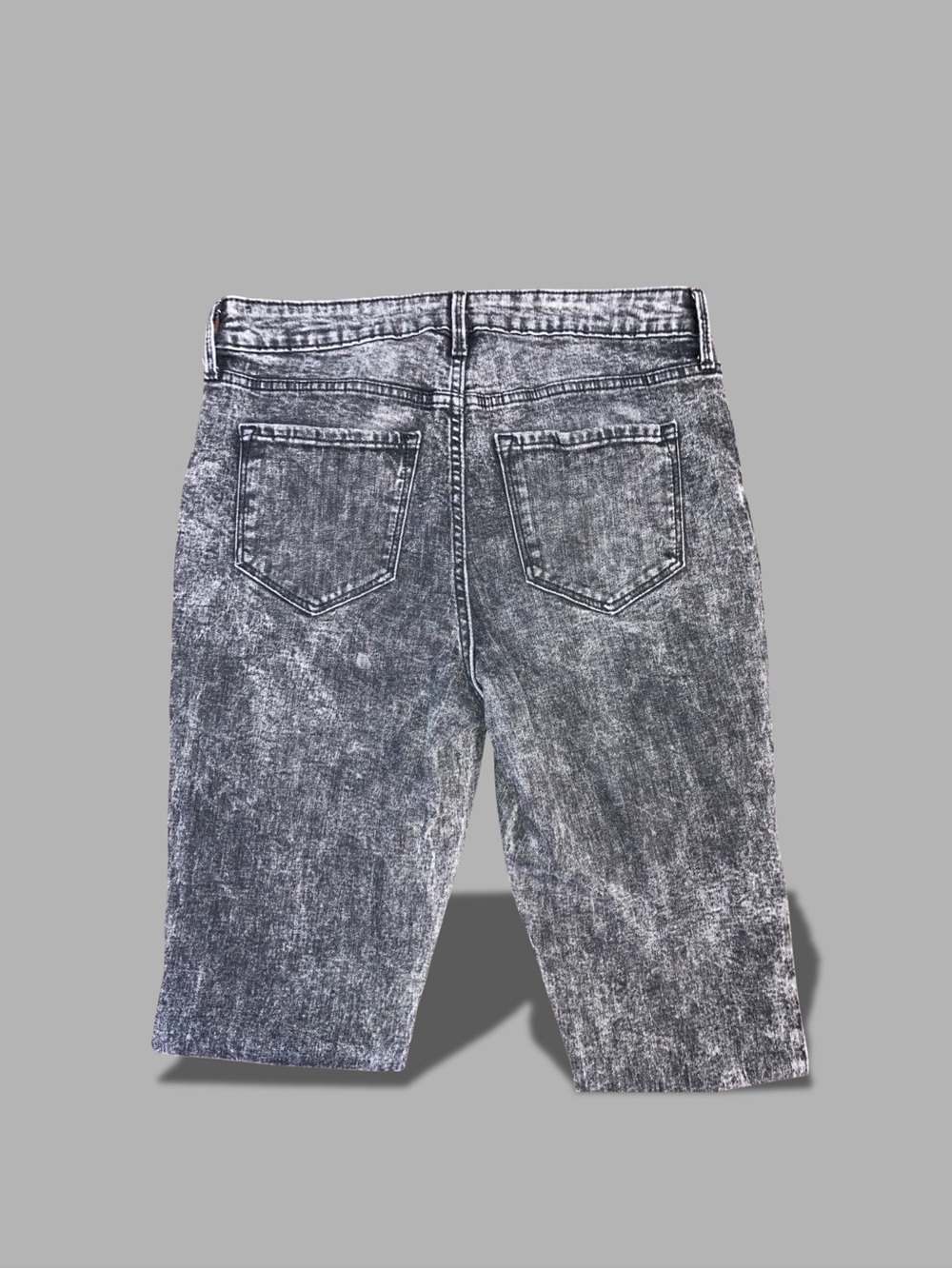 Old Navy Black Acid-Wash Skinny Jeans - Picture 2 of 4